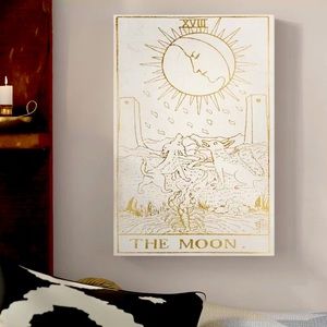 Oliver Gal ‘The Moon Tarot Luxe’ Canvas Wall Art